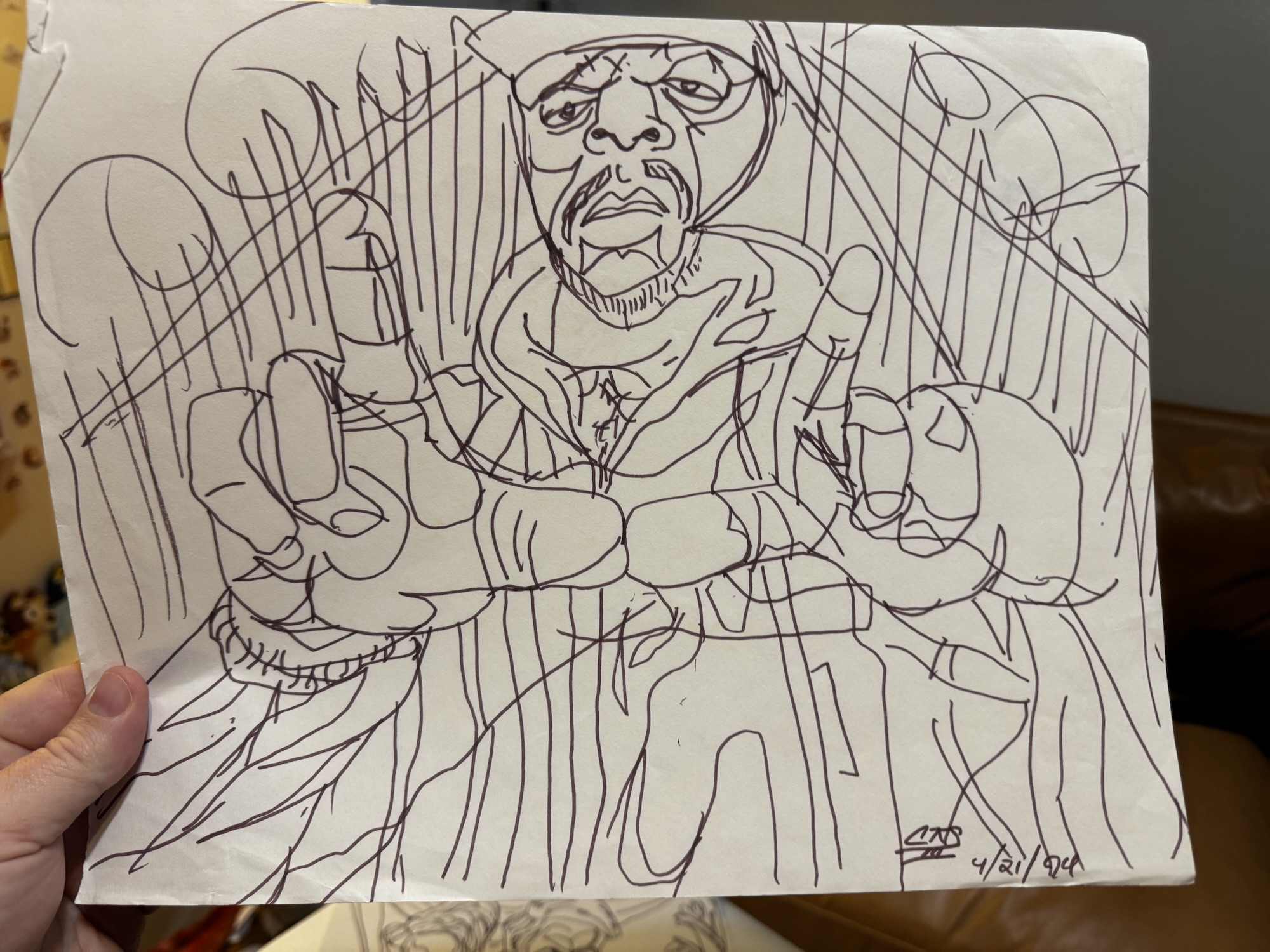 Old weird art from when I was a preteen and teenager